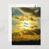 ~に合格する ポストカード (正面/裏面)