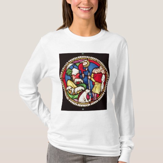 に告知を描写する窓 Tシャツ (正面)