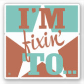 ～に執着している シール (正面)