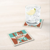 ~に執着している スクエアペーパーコースター (インサイチュ)