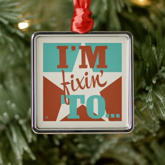 ~に執着している メタルオーナメント (ツリー)