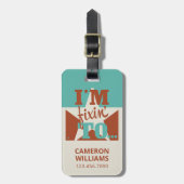 ～に執着している ラゲッジタグ (正面縦)