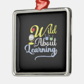 ～に夢中学だ メタルオーナメント (左)