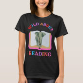 ~に夢中読だ Tシャツ (正面)