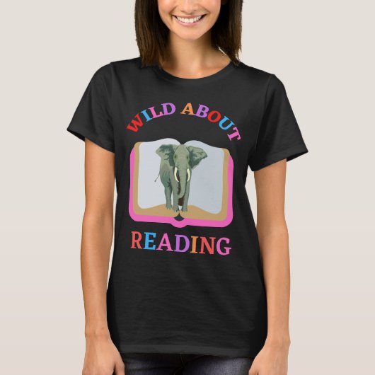 ～に夢中読だ Tシャツ (正面)