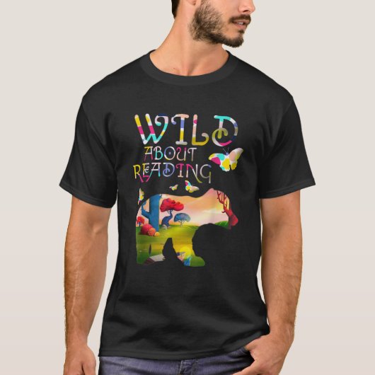 ~に夢中読だ Tシャツ (正面)