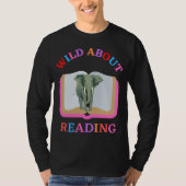 ~に夢中読だ Tシャツ (正面)