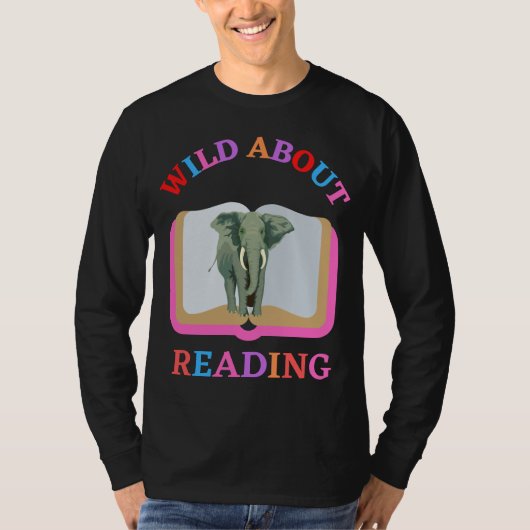 ~に夢中読だ Tシャツ (正面)