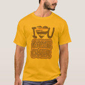 ～に対おもしろいするラブゲーム Tシャツ (正面)
