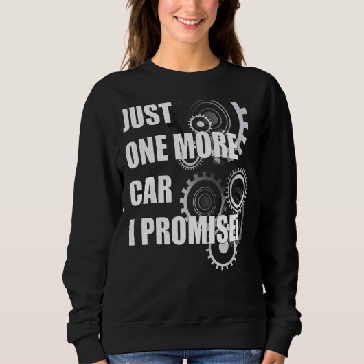～に対して車の愛好家を約束する車のパート スウェットシャツ (正面)