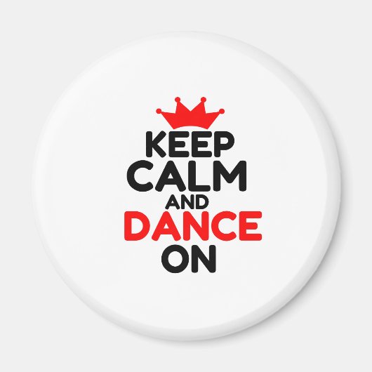 〜に対し保て落ち着いて踊る マグネット (正面)