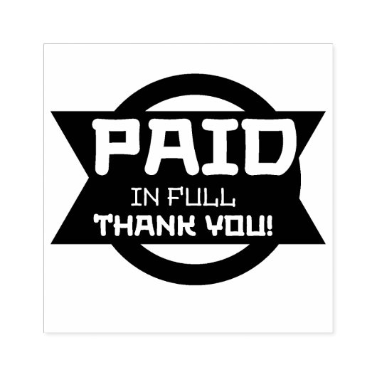 ~に対し全額お礼を言う ラバースタンプ (インプリント)