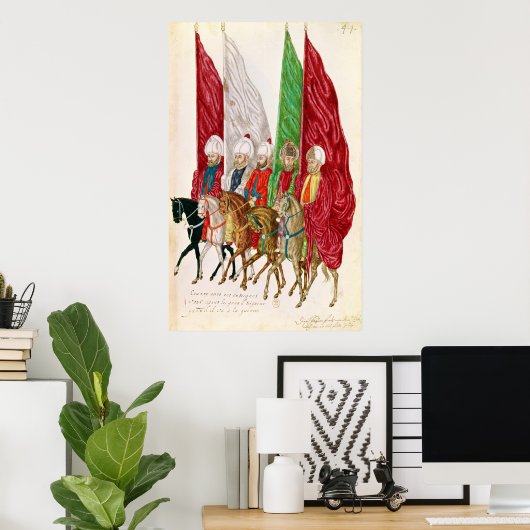 ～に対し後を追て基準を持つ男性 ポスター (ホームオフィス)