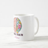 ~に対するスティグマ精神衛生認識度を終わらせる コーヒーマグカップ (正面右)