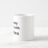 ~に対するゾンビの扱い コーヒーマグカップ (中央)