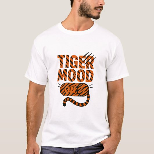 ～に対するタイガームード Tシャツ (正面)