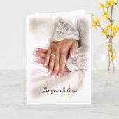 ～に対する結婚おめでとう カード (黄色い花)