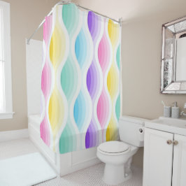 ～に対する美しいパターン シャワーカーテン
