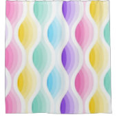 ～に対する美しいパターン シャワーカーテン (正面)