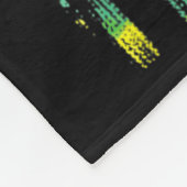 ～に対する自閉症アメリカ国旗絞り染め自閉症意識 フリースブランケット (角)