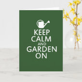 〜に対保する冷静さと庭 カード (黄色い花)