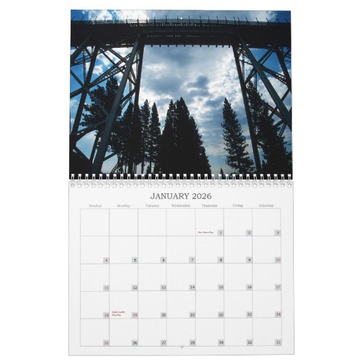 に導くトラック… カレンダー (1月 2026)