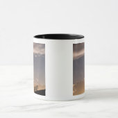 〜に小体の光が空を横切って放射される マグカップ (中央)