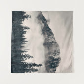 ～に山や森が茂ったバンフ国立公園  タペストリー (正面(横))