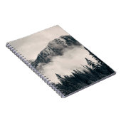 ～に山や森が茂ったバンフ国立公園  ノートブック (右側)