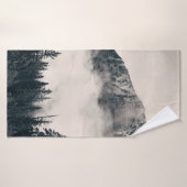 ~に山や森が茂ったバンフ国立公園 バスタオル (バスタオル)