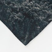 ~に山や森が茂ったバンフ国立公園  フリースブランケット (角)