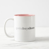 に得られる- "靴"を買うために得られる ツートーンマグカップ (左)