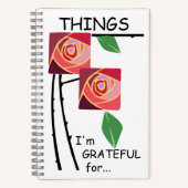 ~に感謝している ノートブック (正面)