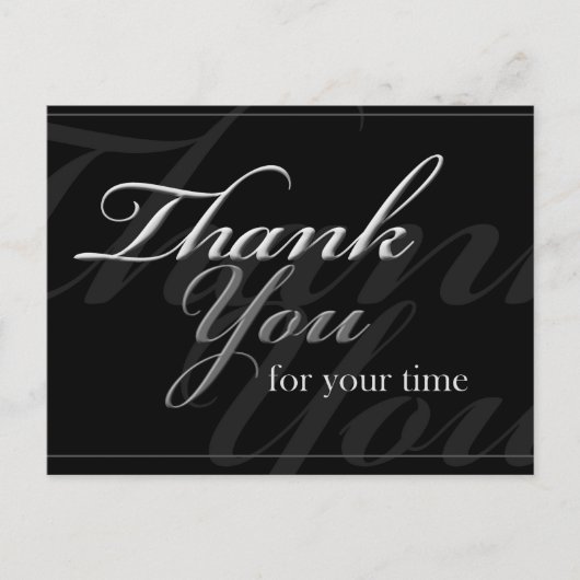 ～に感謝する ポストカード (正面)