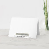 ~に感謝スペインの サンキューカード (裏面)