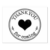 ~に感謝来する |カスタム文字と画像 ラバースタンプ (インプリント)