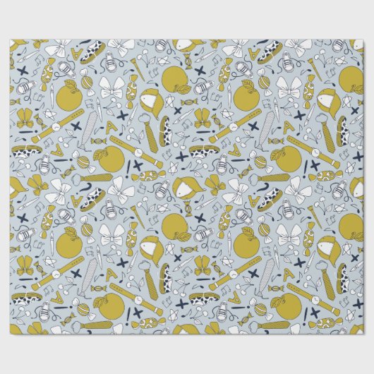 ～に散らばる小さな学校 ラッピングペーパー (シーム)