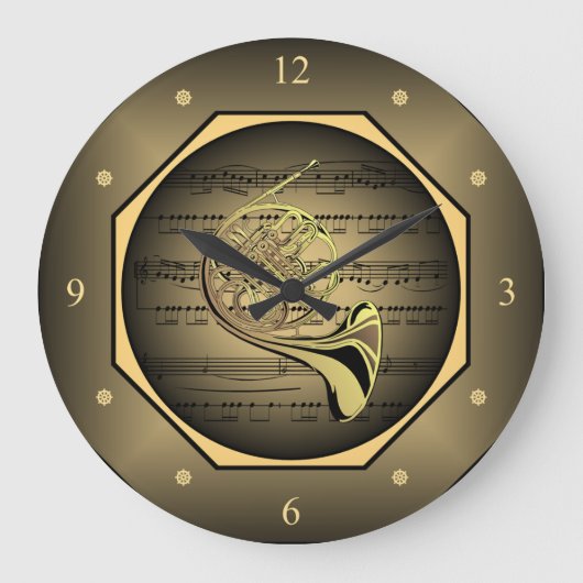 〜に時刻を告げフランスのる〜を〜に曲を奏でる ラージ壁時計