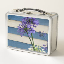 に白と白のネギの花をストライプ付ける