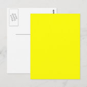 ~に真の黄色いフカスタマイズルオ ポストカード (正面/裏面)