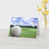 ~に素晴らし対するゴル楽しむフ カード (黄色い花)