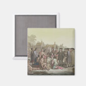 ~に至る条約の交渉を行っているウィリアム・ペン マグネット (正面/裏面)