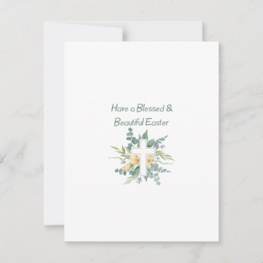 ~に賛美美しい復活祭がある シーズンカード (正面)