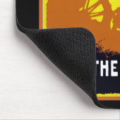 ~に銃食べ物を与えを結ぶ マウスパッド (コーナー)