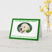 に関して金私達の娘のためのセントパトリックの日カード カード (黄色い花)