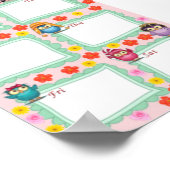 ～に関する学校の日程 ポスター (角)