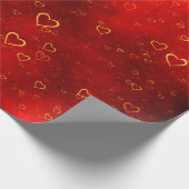 ～に関する愛の背景 ラッピングペーパー (角)