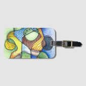 ～に関する神経芸術 ラゲッジタグ (正面横)