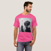 ～に関する都市での侵攻現実的な自撮の前に Tシャツ (正面フル)