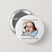 にthine自身自己あ本当しかし 缶バッジ (正面&裏面)